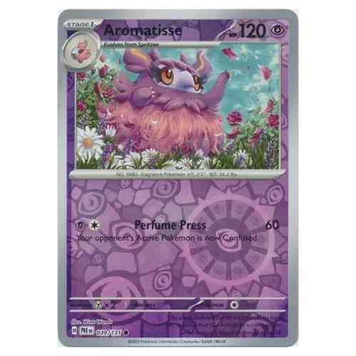Aromatisse 039/131 Reverse Holo Pokémon single card from Prismatic Evolutions