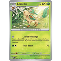 Leafeon 005/131 Holo Rare Pokémon single card from Scarlet and Violet Prismatic Evolutions
