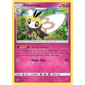 Ribombee 96/147 Pokémon single card from Sun and Moon Burning Shadows
