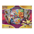 Sealed Alakazam V Box Pokémon TCG collection with promo cards and booster packs