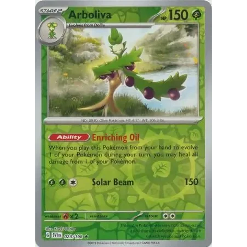 Arboliva (023/198) - Scarlet & Violet - Reverse Holo