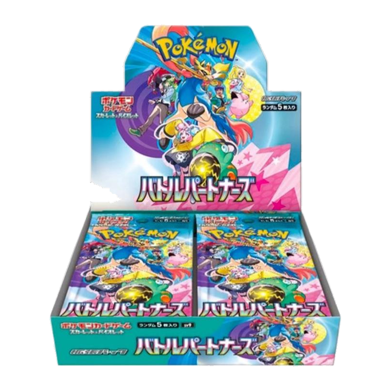 Sealed Japanese Battle Partners booster box, Scarlet and Violet set