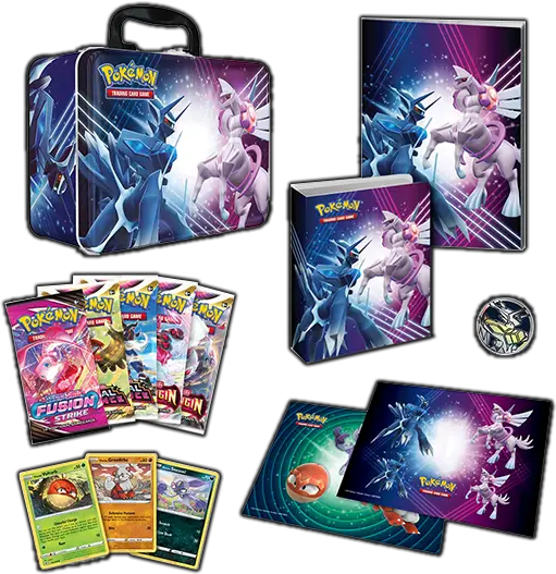 Fall 2022 Collector Chest contents: booster packs, promo cards, portfolio and pin