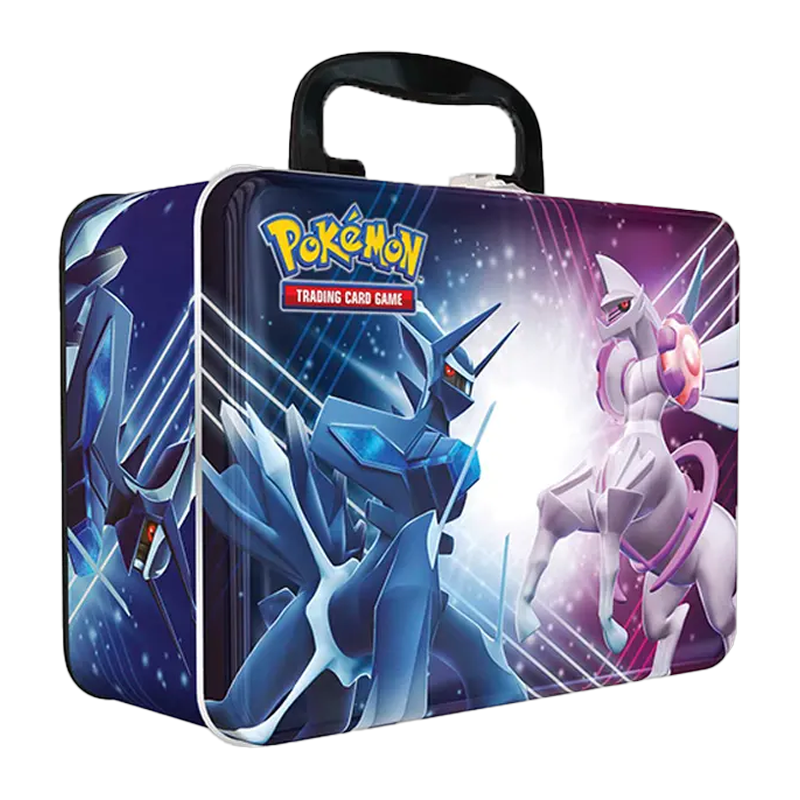 Sealed Fall 2022 Collector Chest Pokémon TCG tin featuring Dialga and Palkia