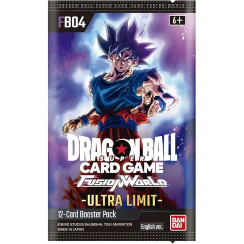 Sealed English Dragon Ball Super Card Game Fusion World Ultra Limit FB04 booster pack