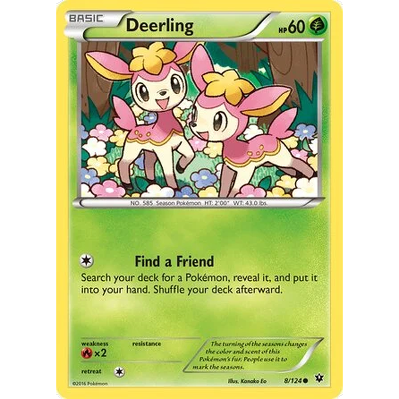 Deerling (8/124) - XY: Fates Collide