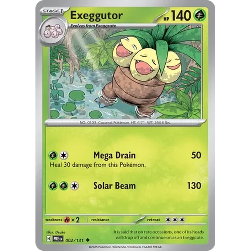 Exeggutor (002/131) - Prismatic Evolutions