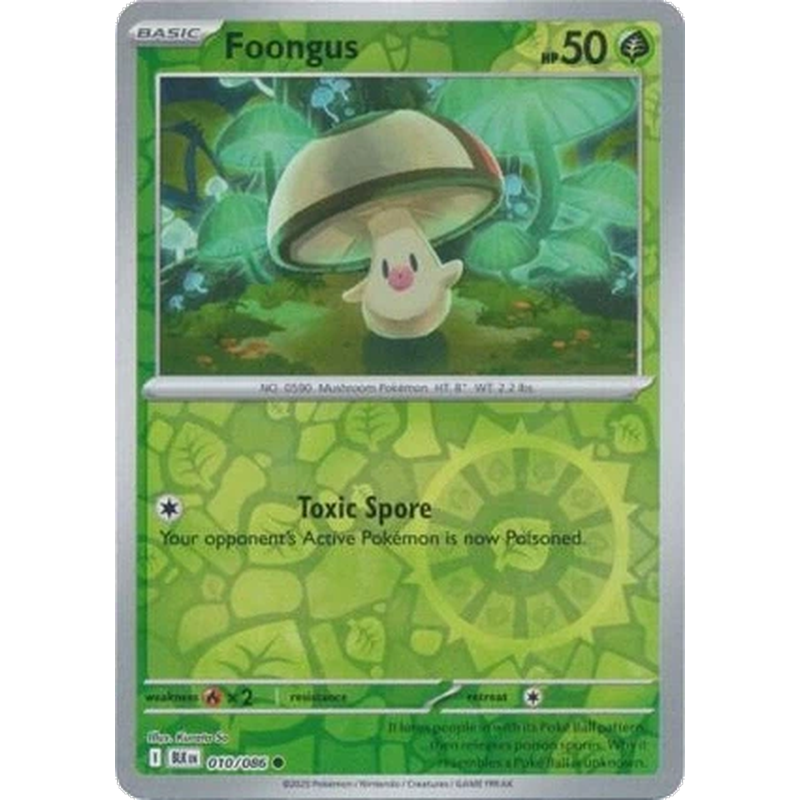Foongus (010/086) - Black Bolt - Reverse Holo