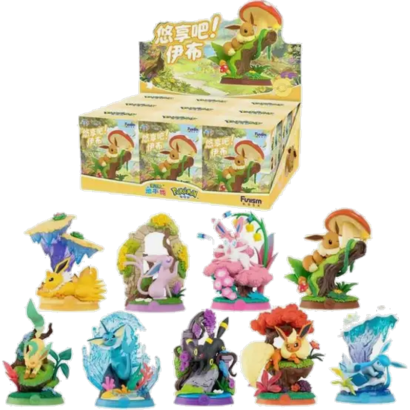 Funism Eevee Figures 3rd Generation blind box, randomised Eevee collectible figure
