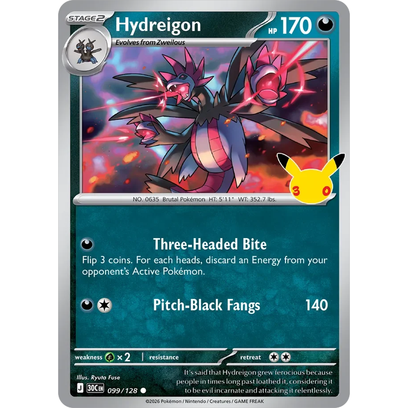 Hydreigon 099/128 - 30th Celebration