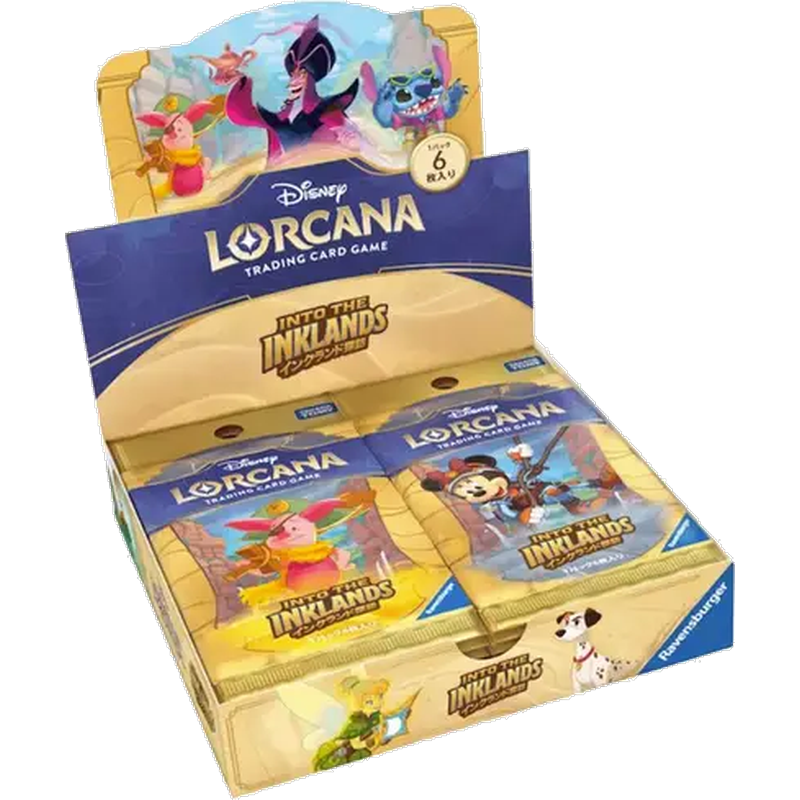 Sealed Japanese Disney Lorcana Into the Inklands booster box