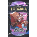 Sealed Japanese Disney Lorcana Rise of the Floodborn booster pack, English card artwork shown for illustration