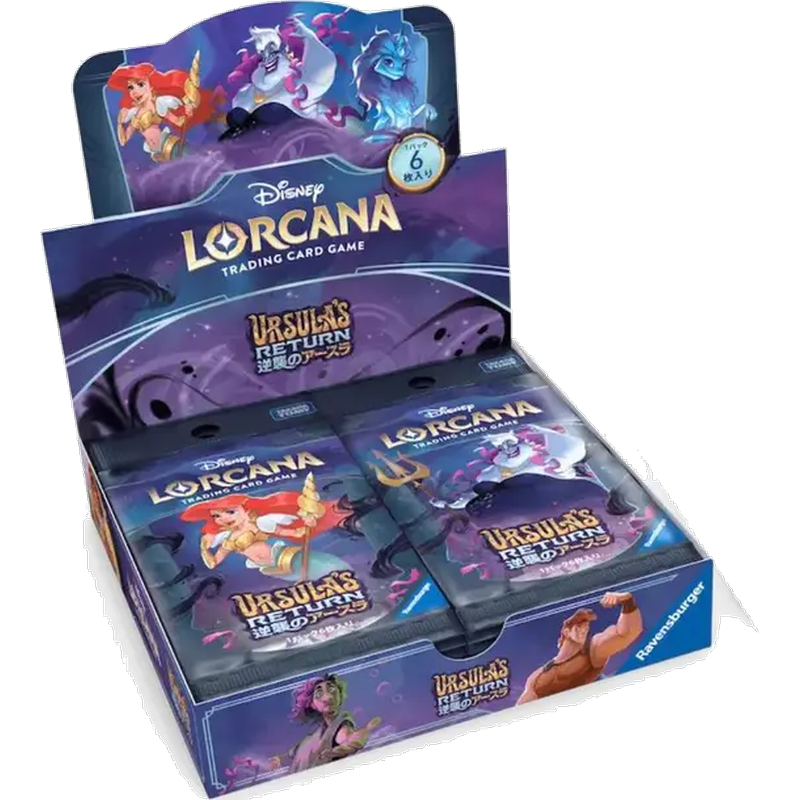 Sealed Japanese Disney Lorcana Ursula's Return booster box