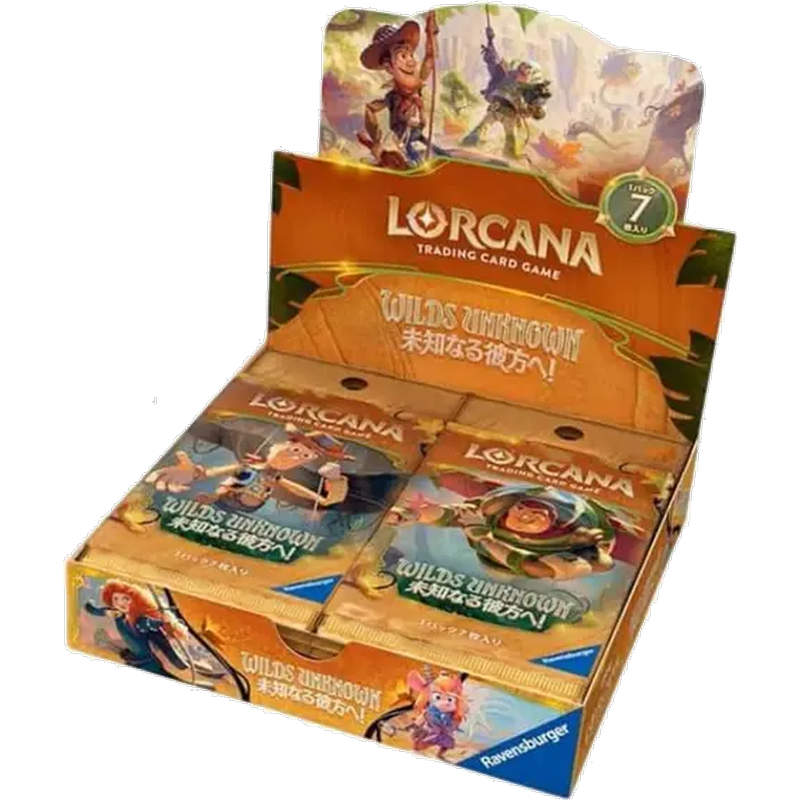 Sealed Japanese Disney Lorcana Wilds Unknown booster box