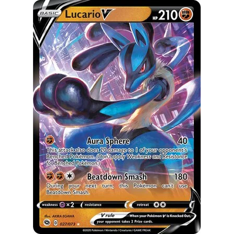 Lucario V 027/073 - Champion's Path