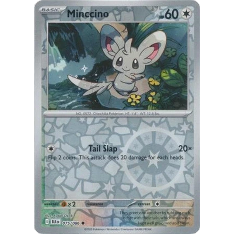 Minccino (075/086) - Black Bolt - Reverse Holo