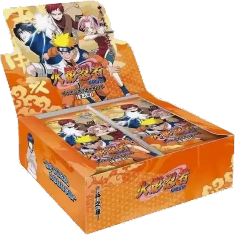 Sealed Chinese Naruto CCG Kayou Soldier Chapter booster box, orange