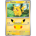 Pikachu 023/128 Pokémon single card from 30th Celebration, Mint condition