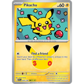 Pikachu 029/128 Pokémon single card from 30th Celebration, Mint condition