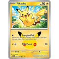 Pikachu 037/128 Pokémon single card from 30th Celebration, Mint condition
