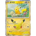 Pikachu 040/103 Pokémon single card from Chinese 30th Celebration, Mint condition