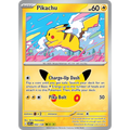 Pikachu 042/128 Pokémon single card from 30th Celebration, Mint condition