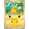 Pikachu 050/128 Pokémon single card from 30th Celebration, Mint condition