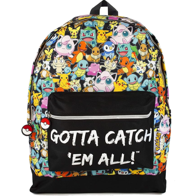 Pokémon Gotta Catch 'Em All backpack, officially licensed