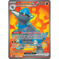 Rampardos ex 100/084 Ultra Rare Pokémon single card from Pitch Black, Near Mint condition