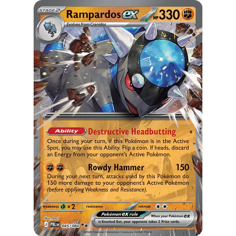 Rampardos ex 045/084 - Pitch Black