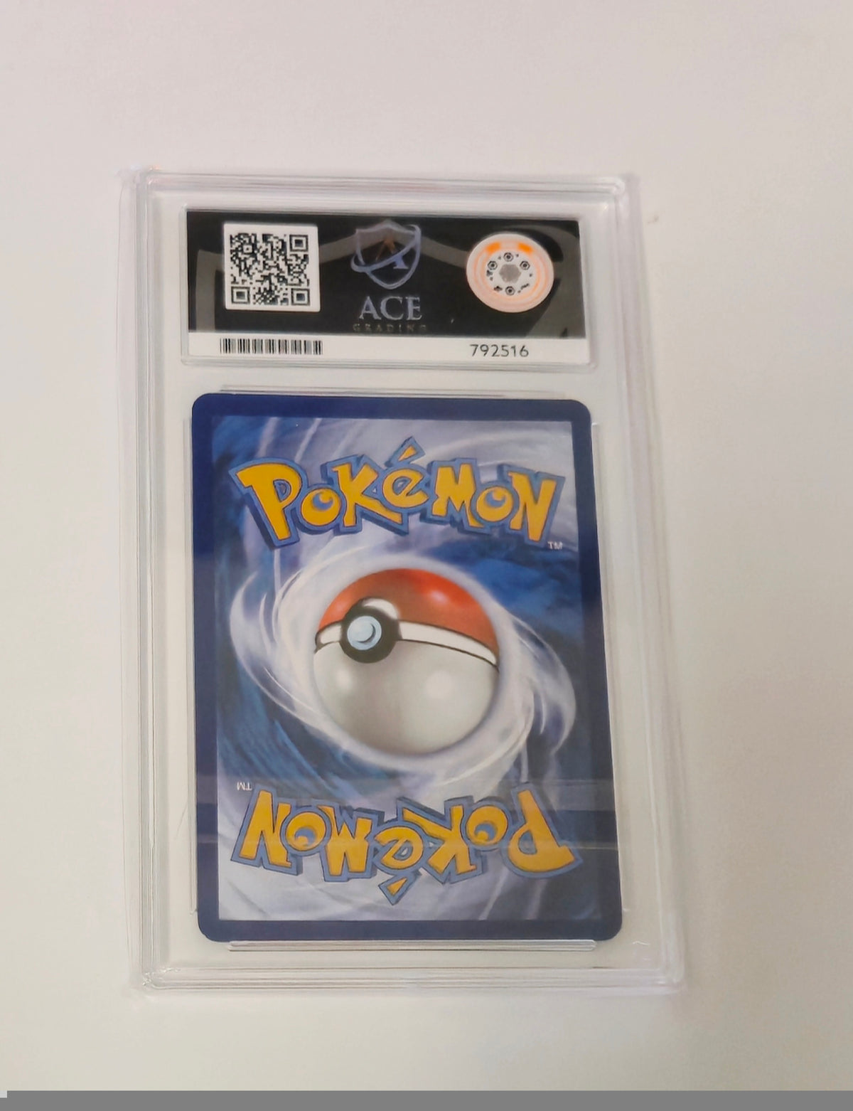 Graded Gholdengo 164/131 Prismatic Evolutions Pokémon card, ACE 9, sealed in protective slab
