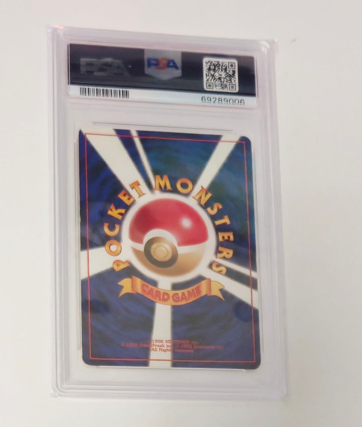 Graded Raichu Holo 026 Japanese Fossil Pokémon card, PSA 5, sealed in protective slab
