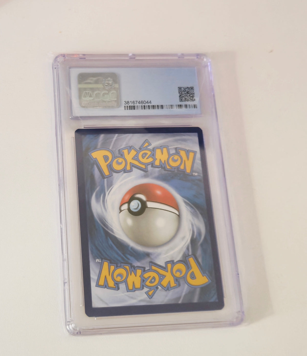 Graded Flying Pikachu 110/108 Evolutions Pokémon card, CGC 8.5, sealed in protective slab
