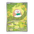 Rowlet 090/088 Illustration Rare Pokémon single card from Mega Evolution Perfect Order, Near Mint condition