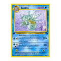 Graded 1st Edition Seadra 42/62 Fossil Pokémon card, GG 8.5, sealed in protective slab
