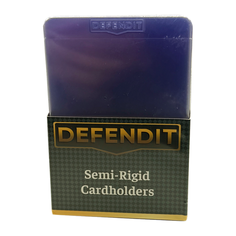 Defendit semi-rigid cardholders, pack of 50, for grading submission and card protection