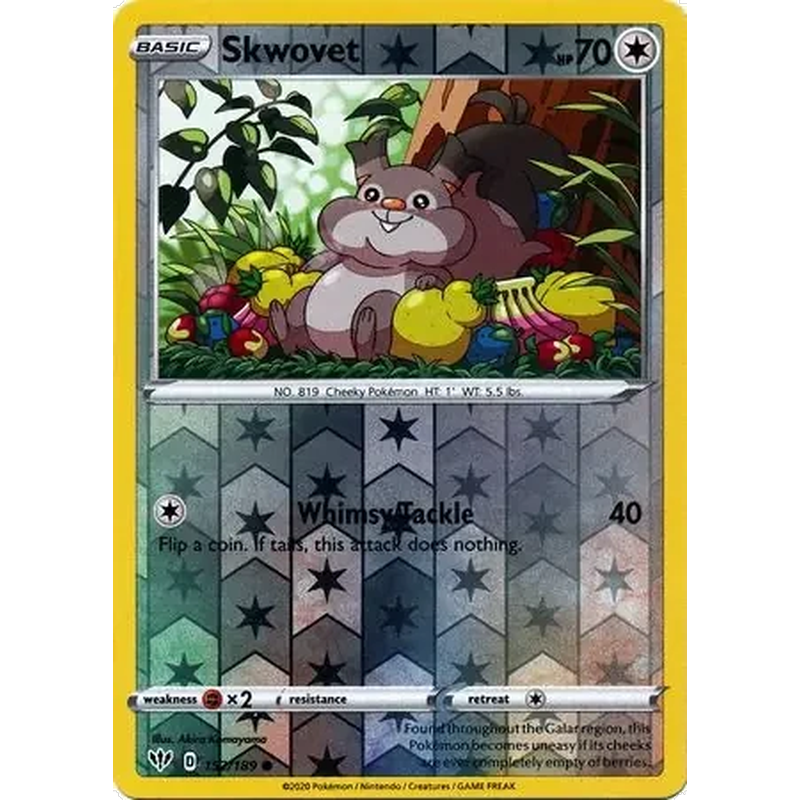 Skwovet (152/189) - Darkness Ablaze - Reverse Holo
