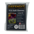 Defendit Loose Fit soft card sleeves, pack of 100, for standard size Pokémon TCG cards
