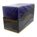 Defendit premium toploaders, pack of 100, rigid 3x4 inch card protectors