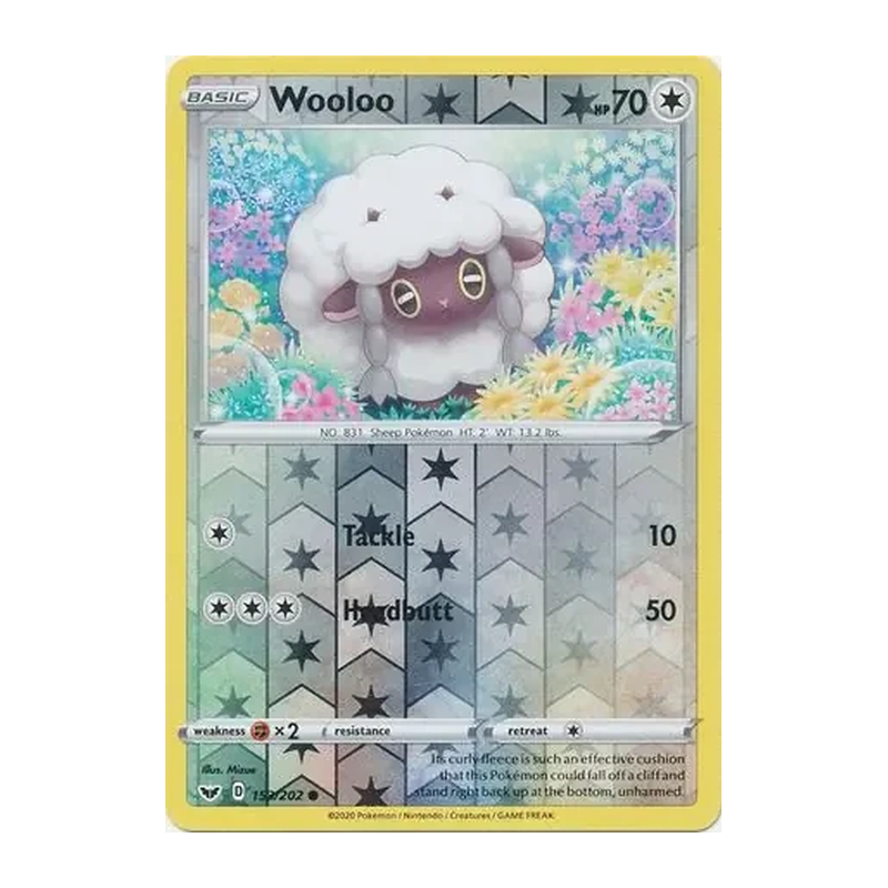 Wooloo (153/202) - Sword and Shield - Reverse Holo